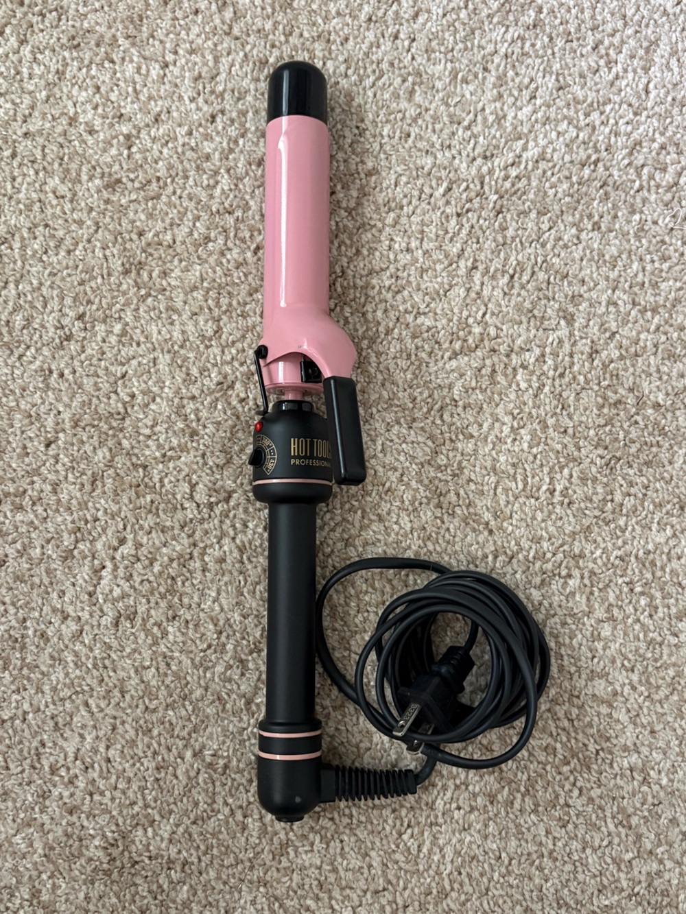 HOT TOOLS Professional Pink Curling Iron - 1" Barrel